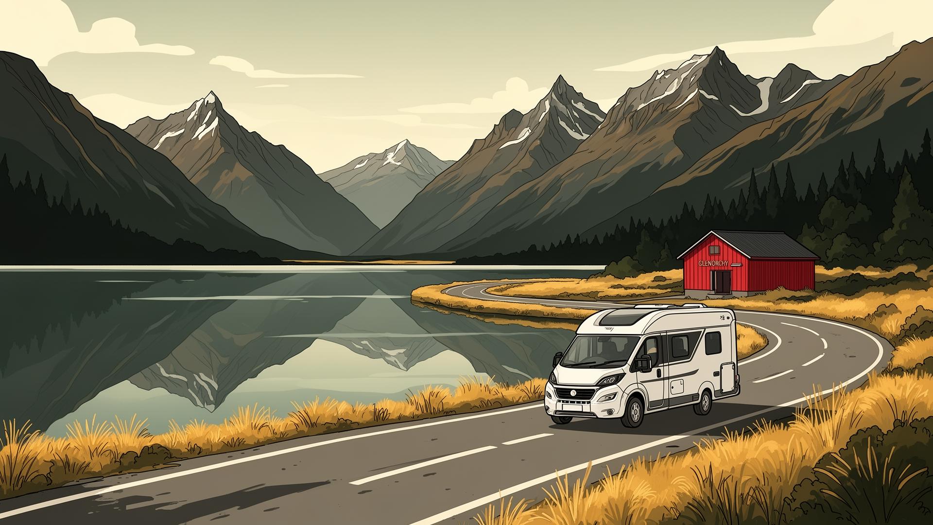 Queenstown campervan road trip